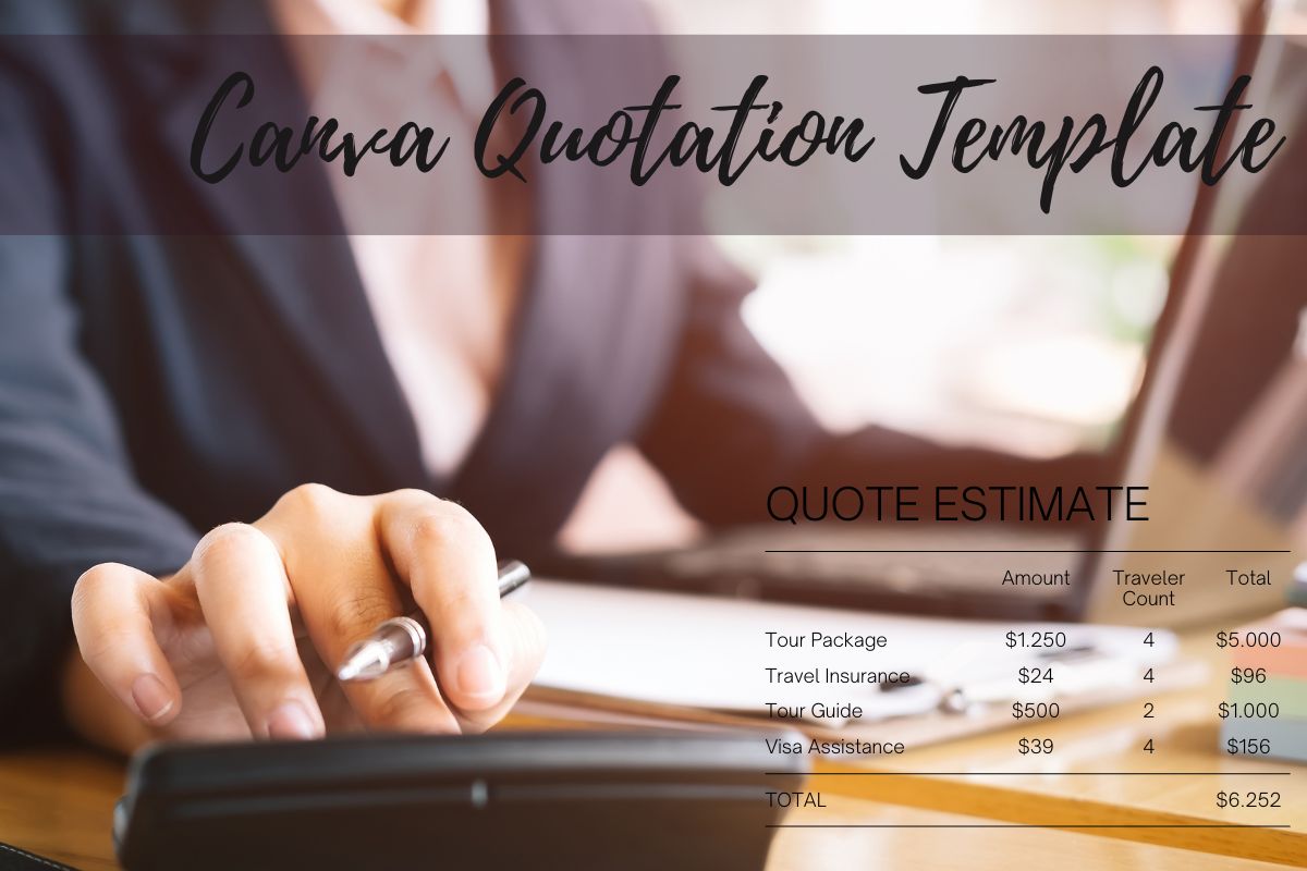 Canva Quotation Template How to Create Professional Estimates